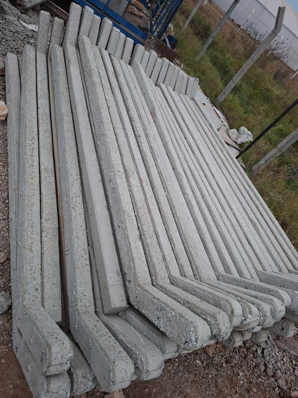 Heavy-duty fencing posts stocked at our yard for fast project fulfilment