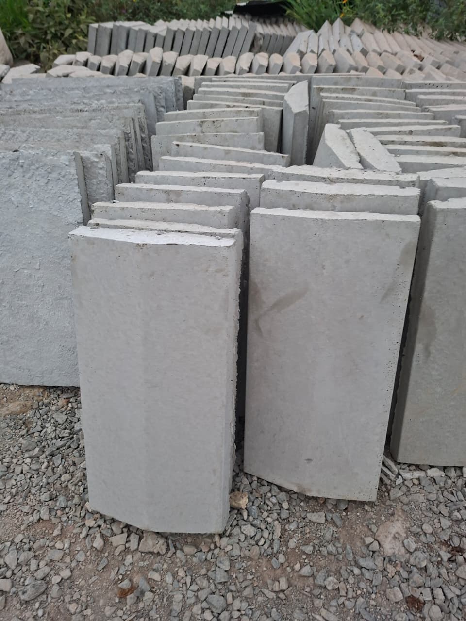 Precast concrete cover slabs in production stock for dependable drainage and utility works