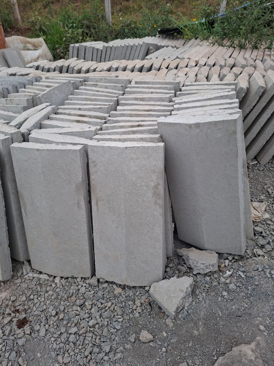 Precast concrete cover slabs in production stock for dependable drainage and utility works